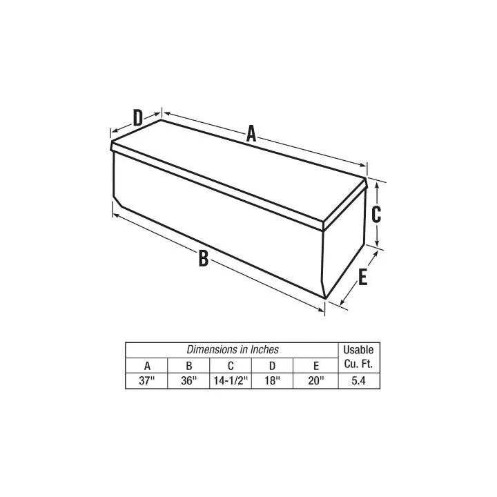 0410355 Lund Truck Chest, 36-inch