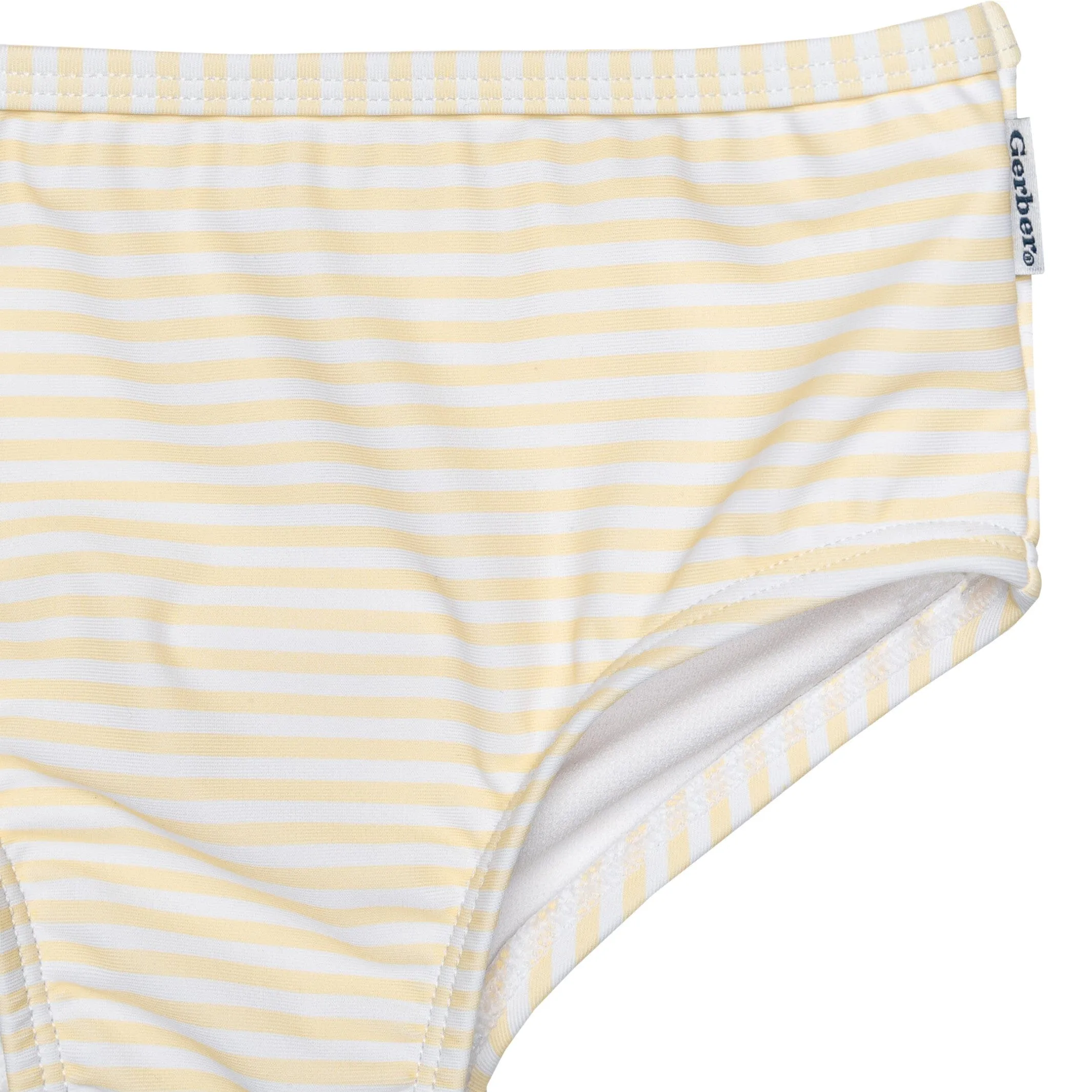 2-Piece Infant and Toddler Girls UPF 50  Tropical Rash Guard & Swim Bottoms Set