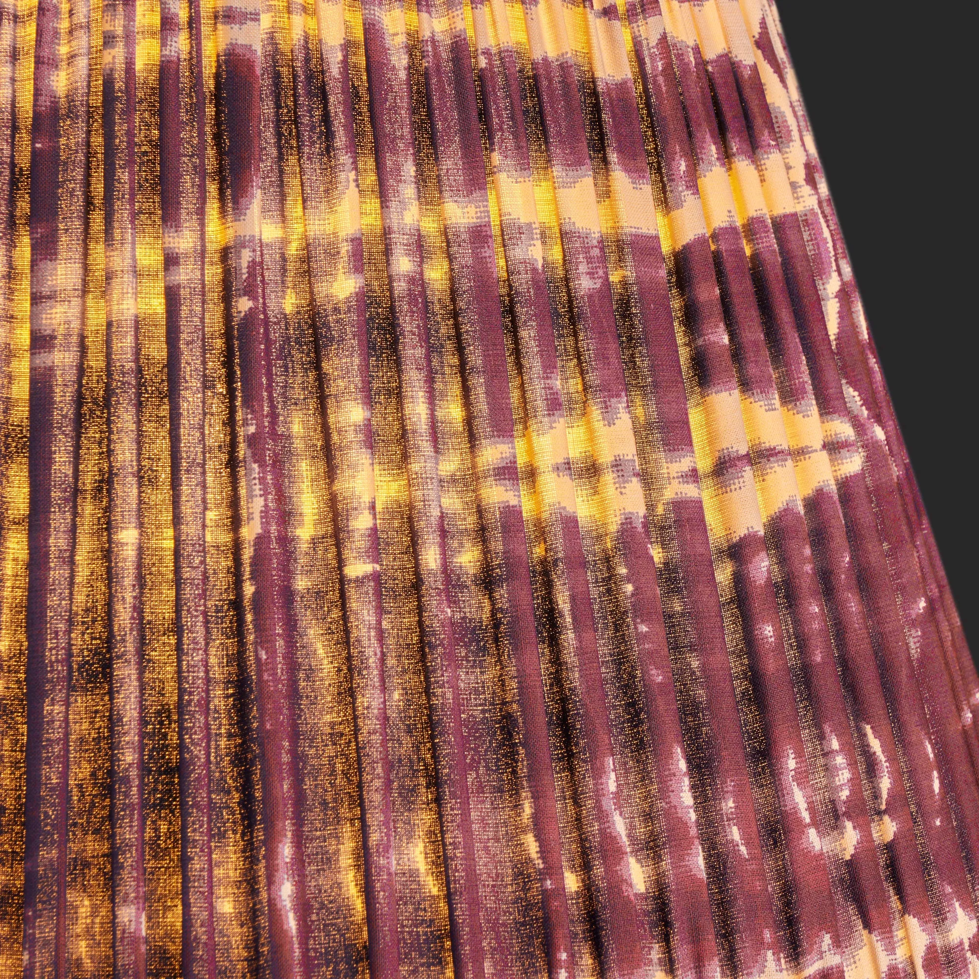 20cm empire shade in Crimson tie dyed cotton