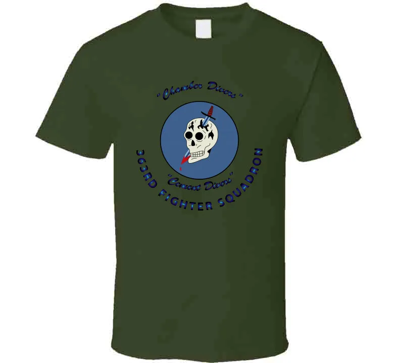 363rd Fighter Squadron - Chamber Divers T Shirt