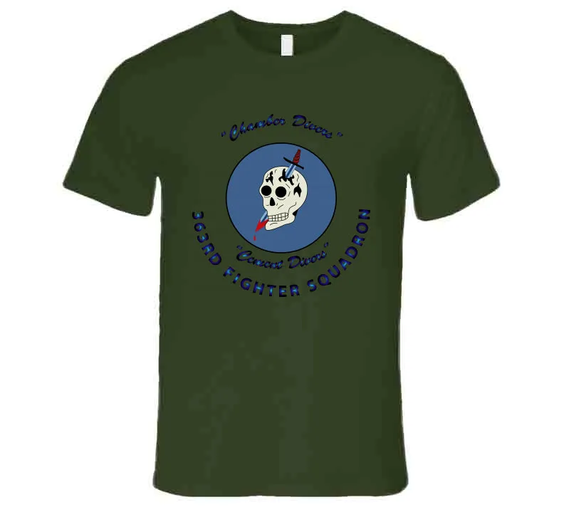363rd Fighter Squadron - Chamber Divers T Shirt