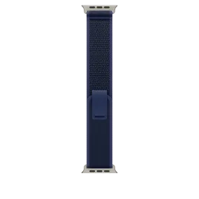 49mm Blue Trail Loop - S/M - Natural Titanium Finish