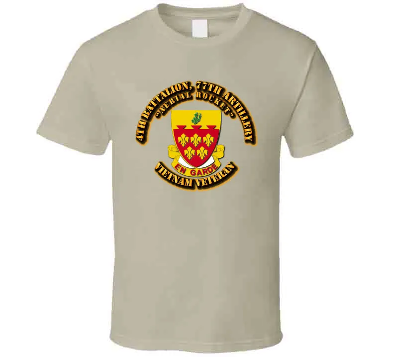 4th Battalion, 77th Artillery NO SVC Ribbon T Shirt