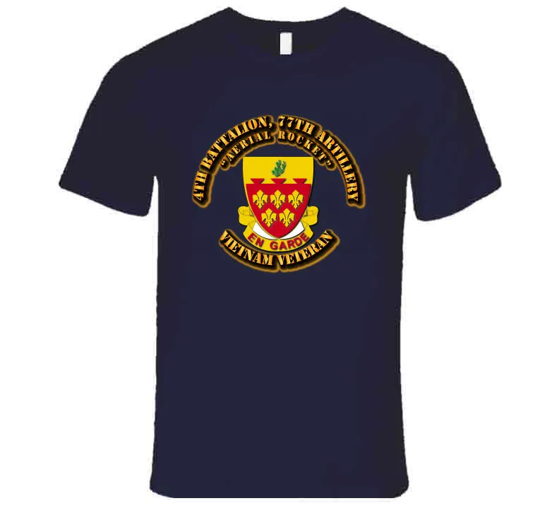 4th Battalion, 77th Artillery NO SVC Ribbon T Shirt