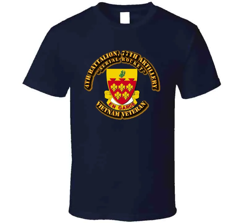 4th Battalion, 77th Artillery NO SVC Ribbon T Shirt