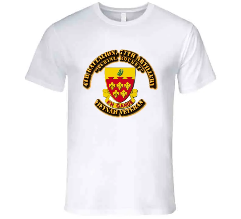 4th Battalion, 77th Artillery NO SVC Ribbon T Shirt