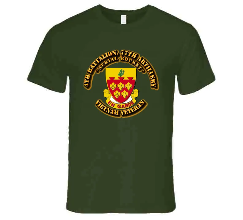 4th Battalion, 77th Artillery NO SVC Ribbon T Shirt