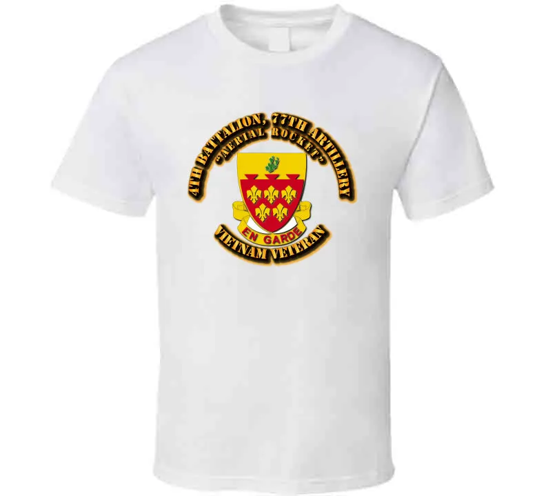 4th Battalion, 77th Artillery NO SVC Ribbon T Shirt