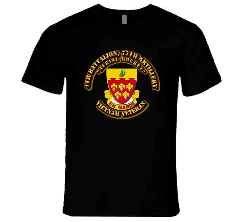 4th Battalion, 77th Artillery NO SVC Ribbon T Shirt