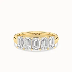 5-Stone Emerald Ring