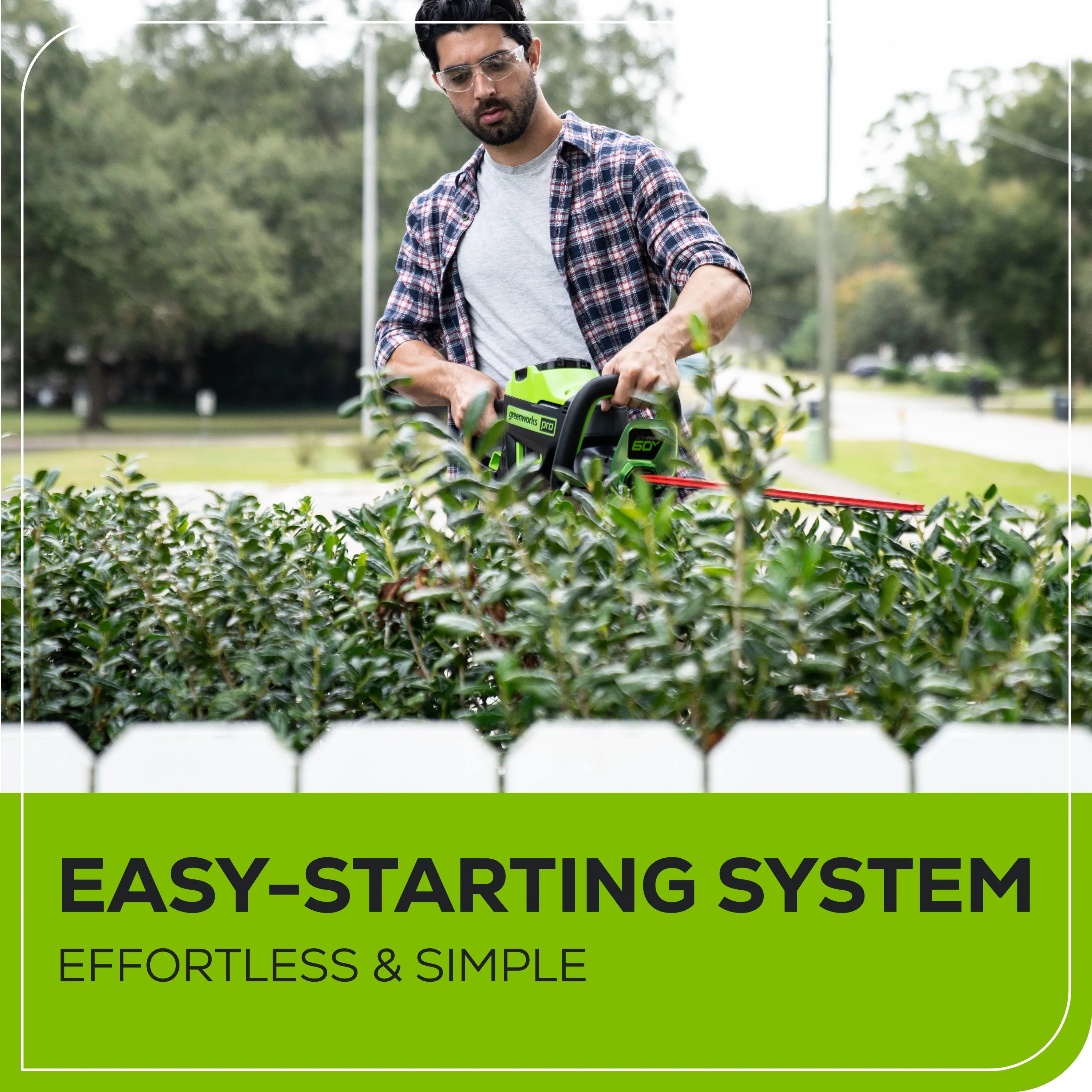 60V 26" Cordless Battery Hedge Trimmer (Tool Only)