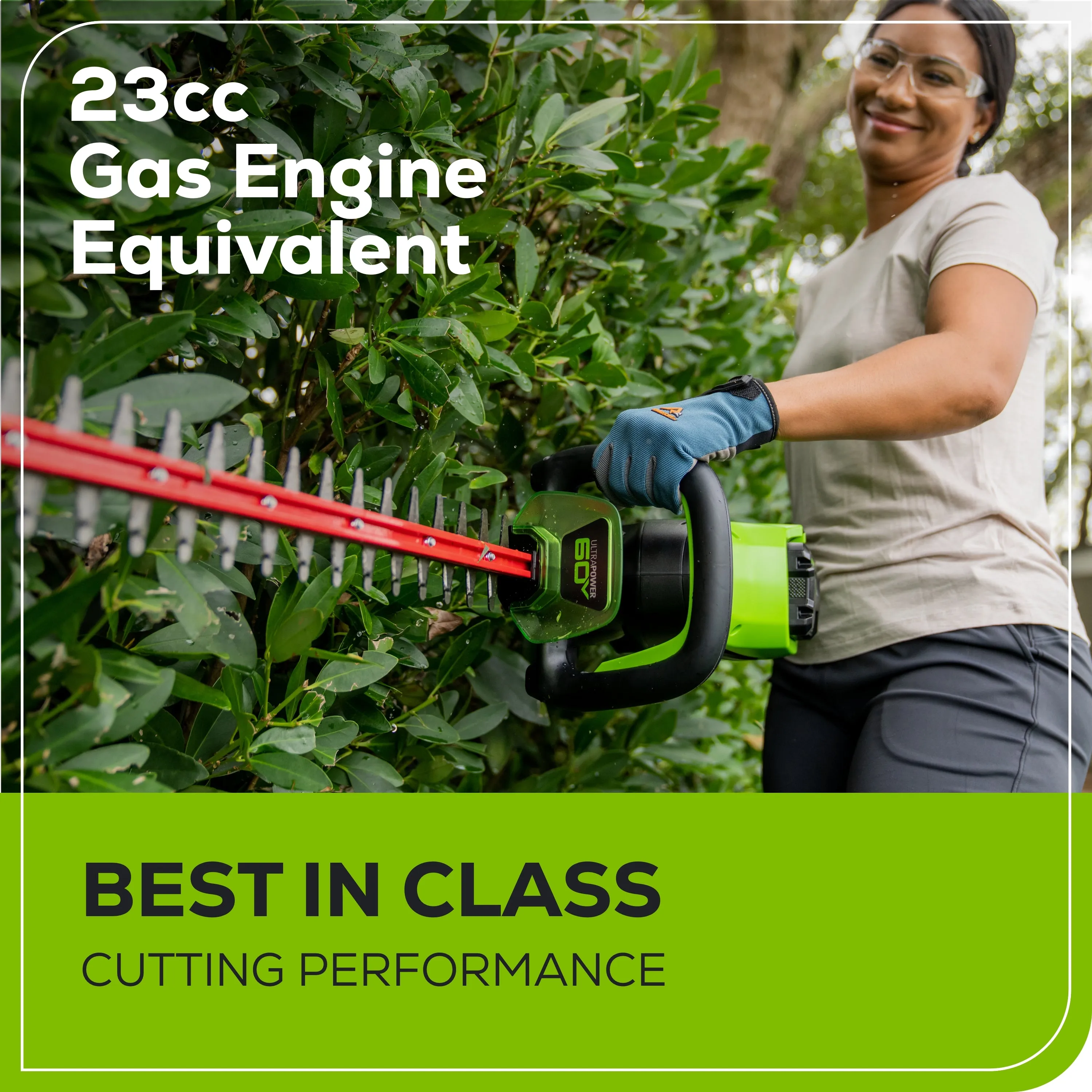 60V 26" Cordless Battery Hedge Trimmer (Tool Only)