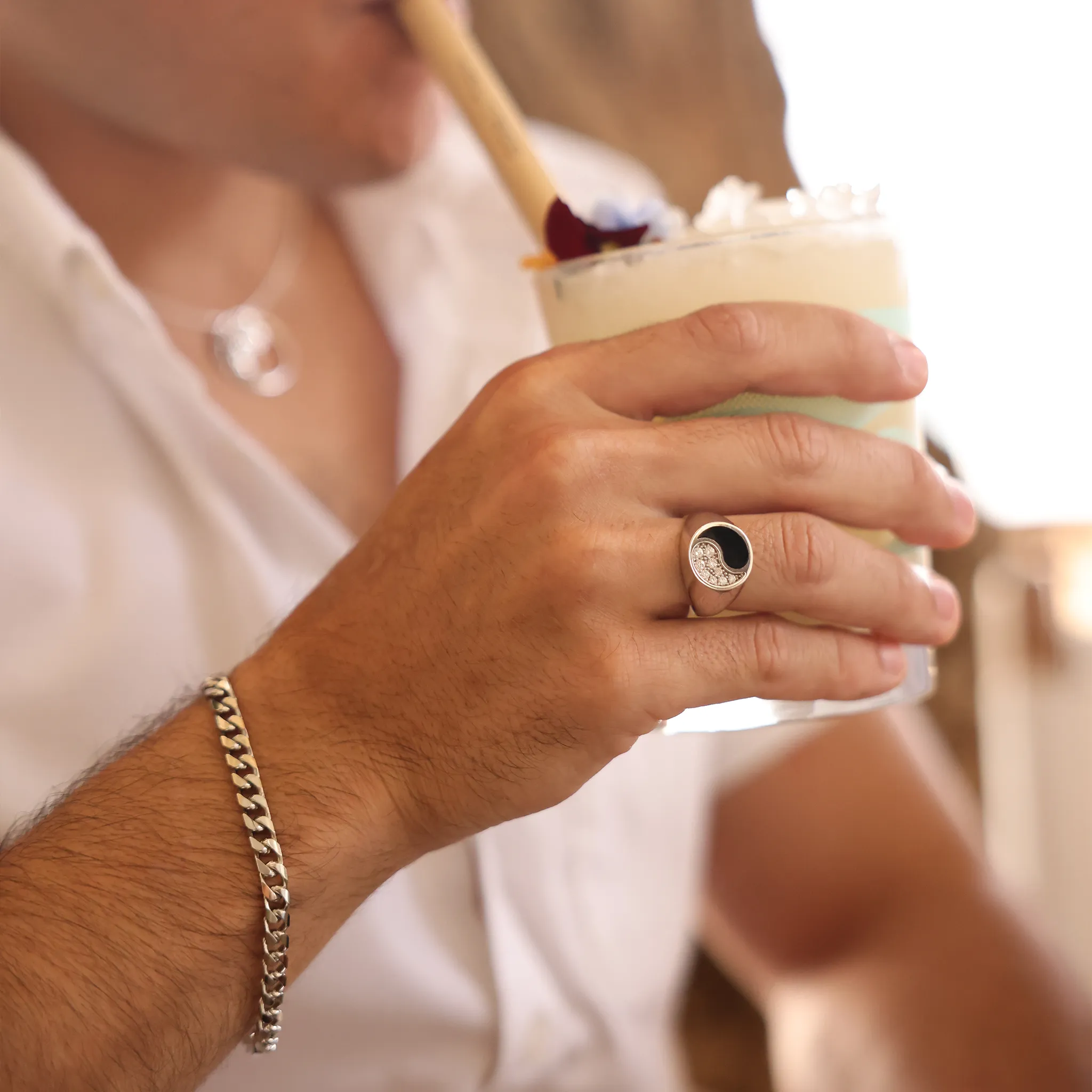 6mm Miami Cuban Bracelet in White Gold