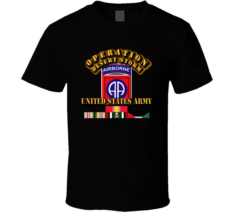 82nd Airborne Division - Desert Storm Veteran T Shirt