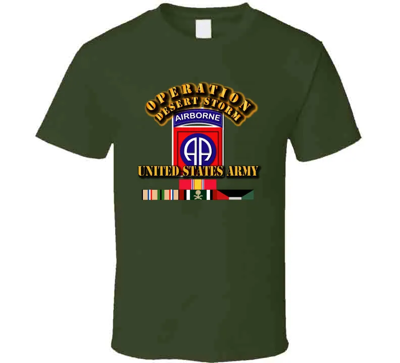 82nd Airborne Division - Desert Storm Veteran T Shirt