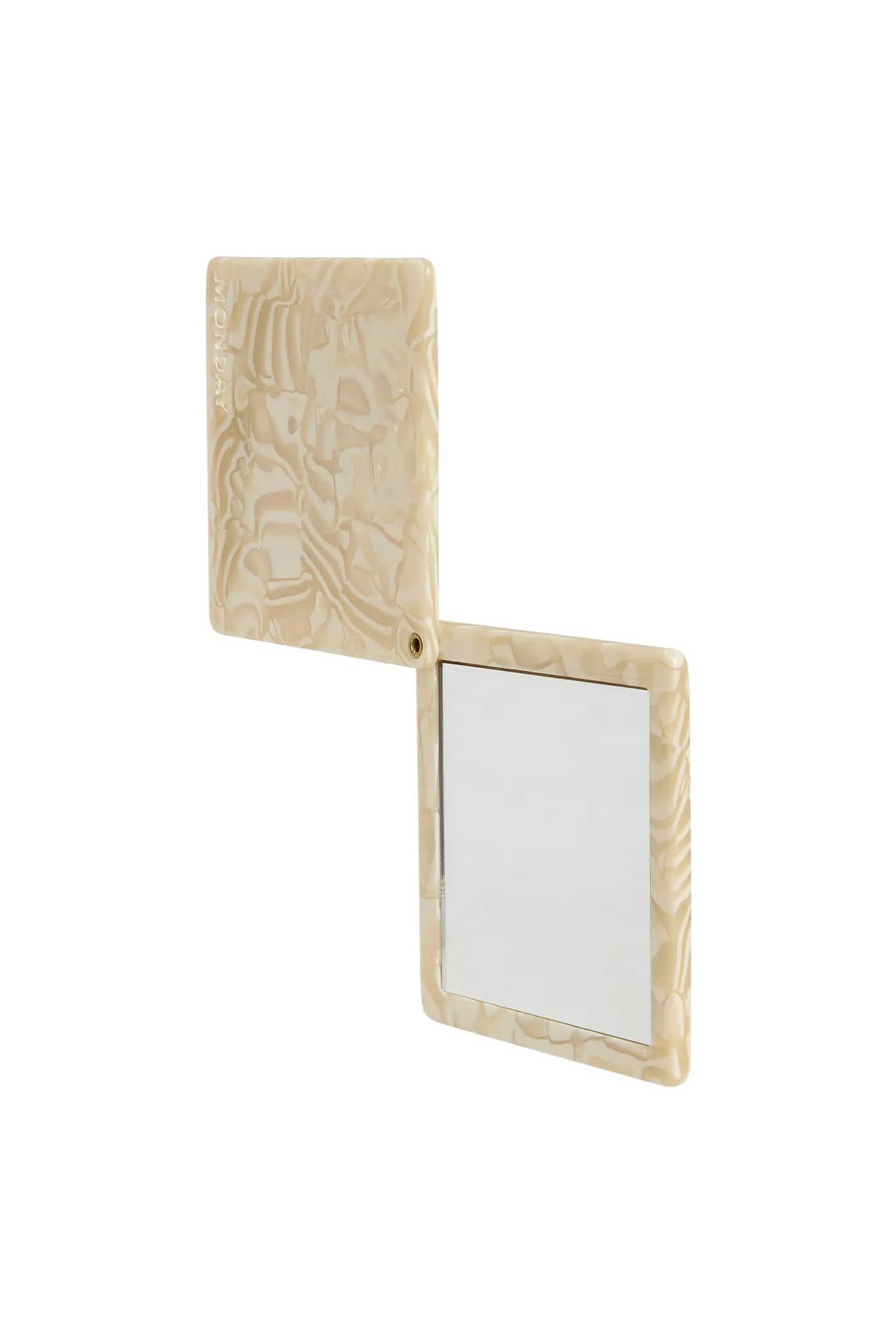 Acklins Mirror - Ivory Swirl