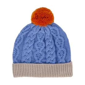 Acorn August Merino Beanie Light Blue