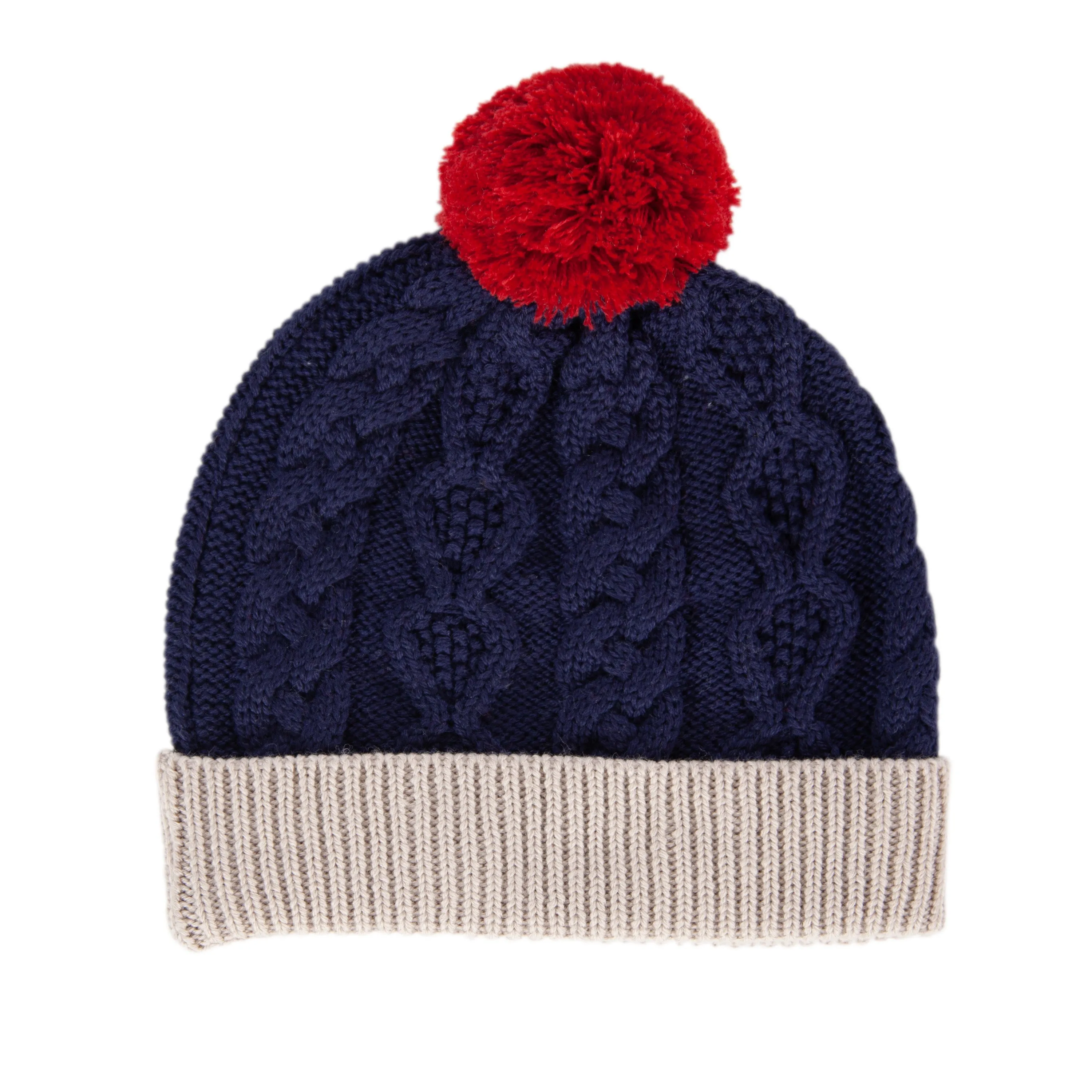 Acorn August Merino Beanie Navy