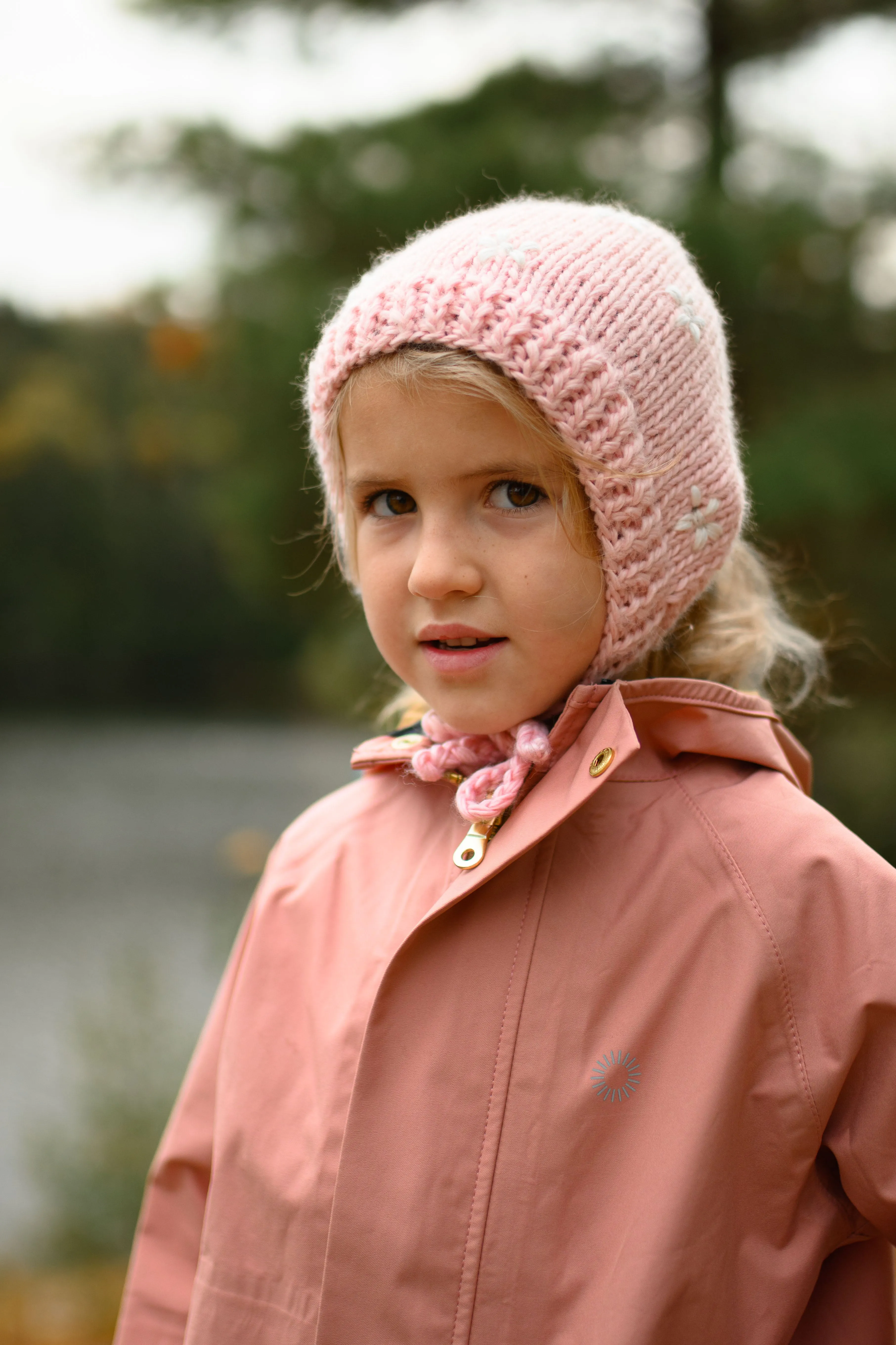 Acorn Daisy Bonnet Pink