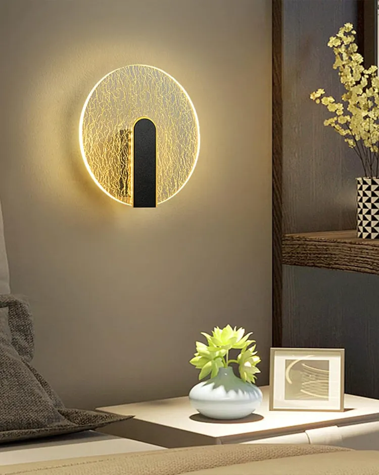 Acrylic Round LED Wall Light