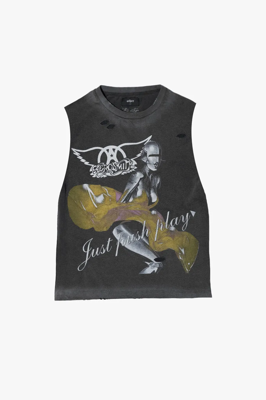 AEROSMITH JUST PUSH PLAY VINTAGE TANK