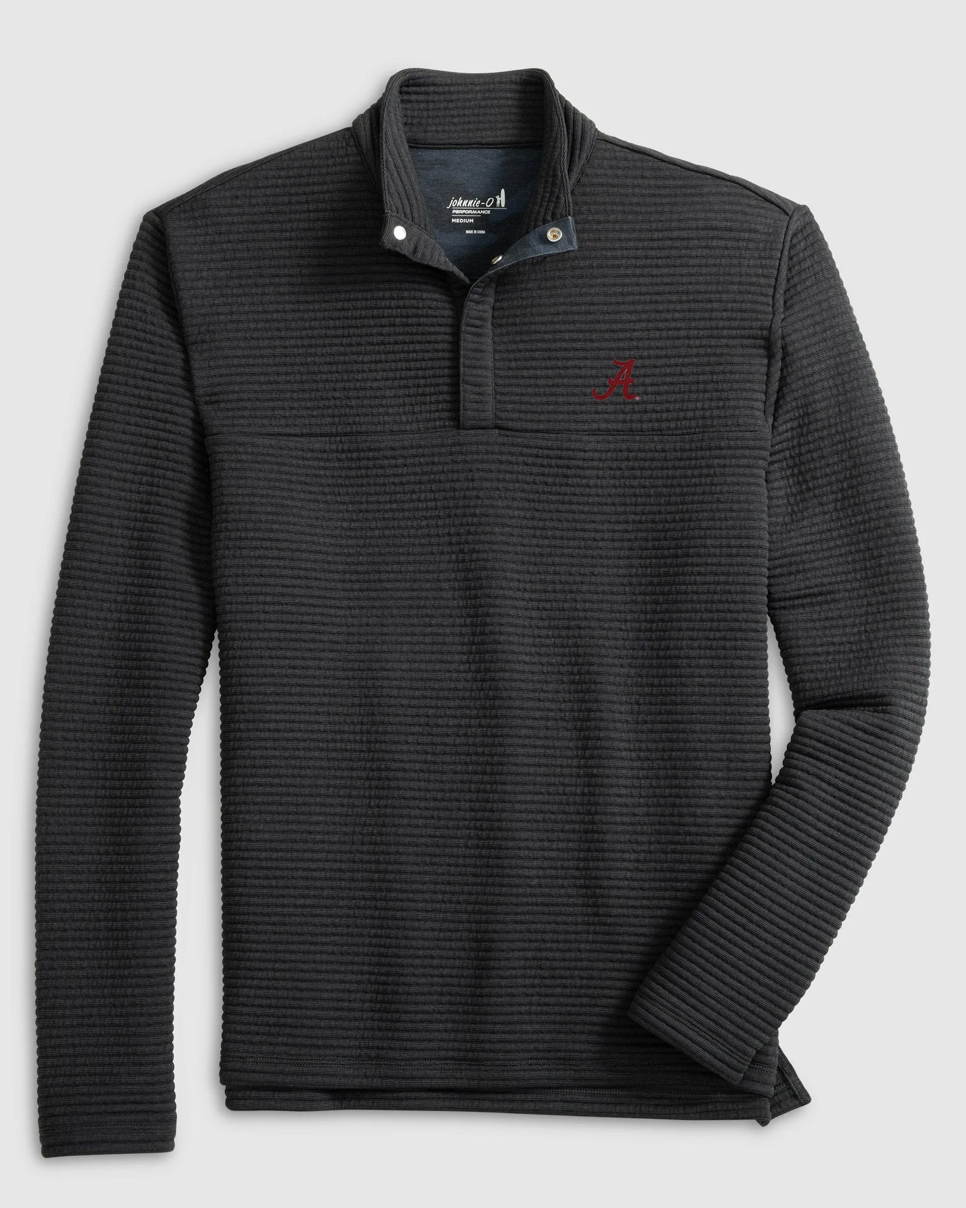 Alabama Benjy Snap 1/4-Zip Pullover
