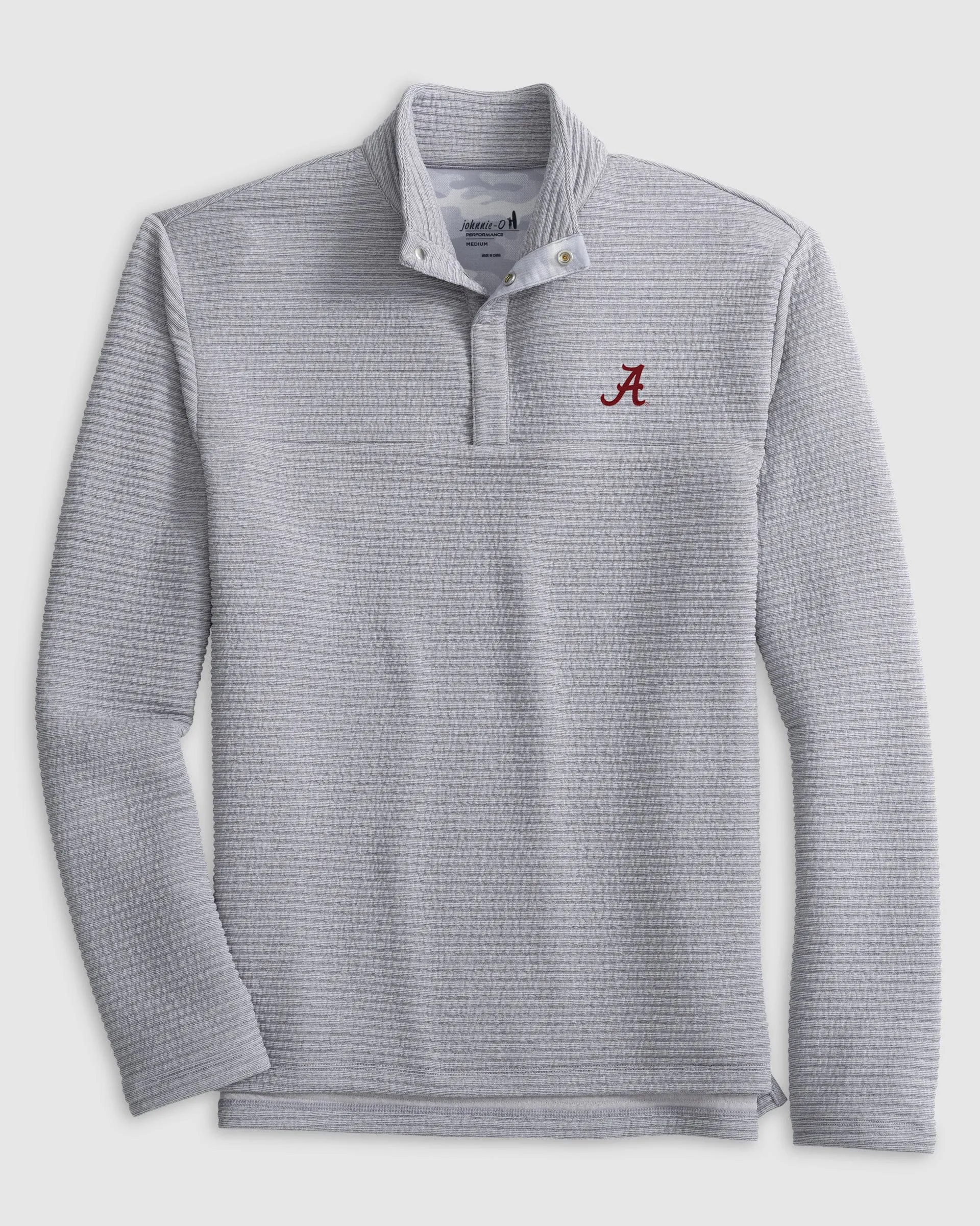 Alabama Benjy Snap 1/4-Zip Pullover