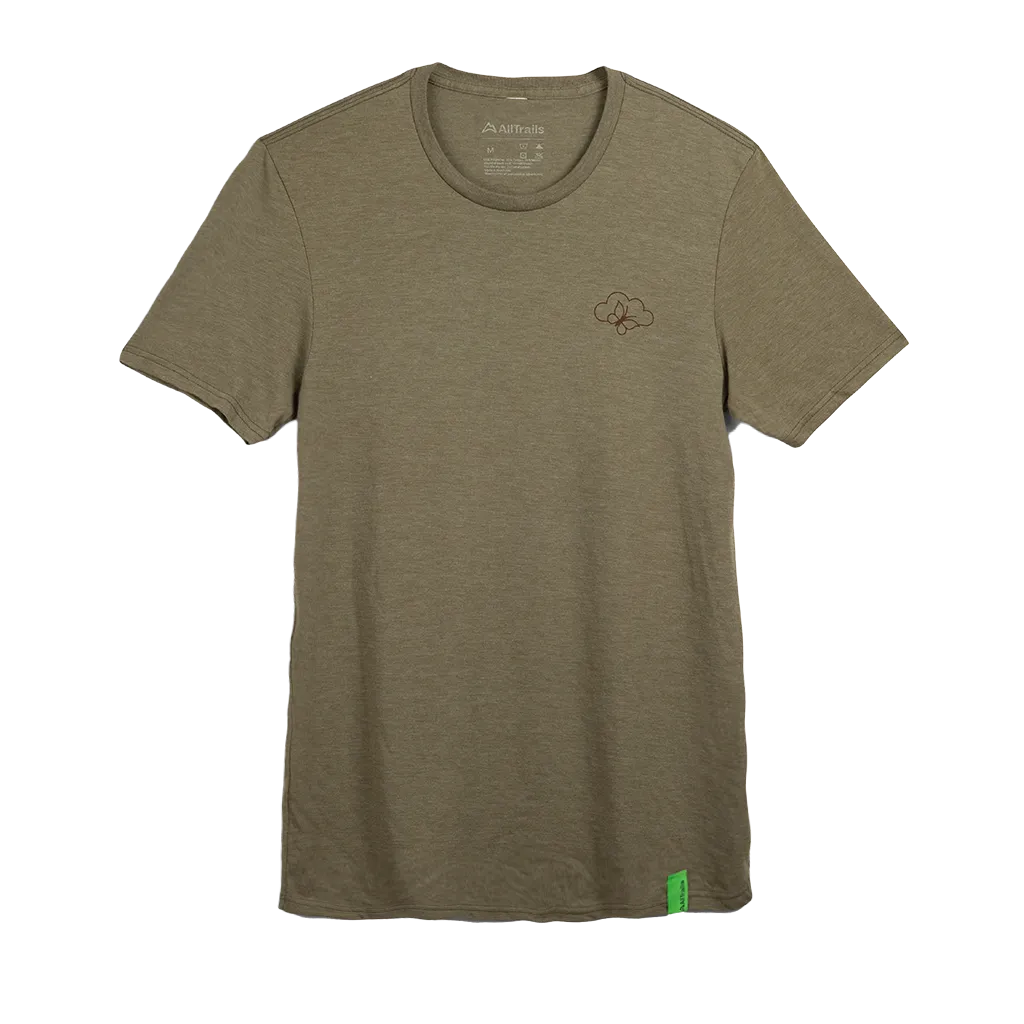 Always On Trail Tee - Olive Green