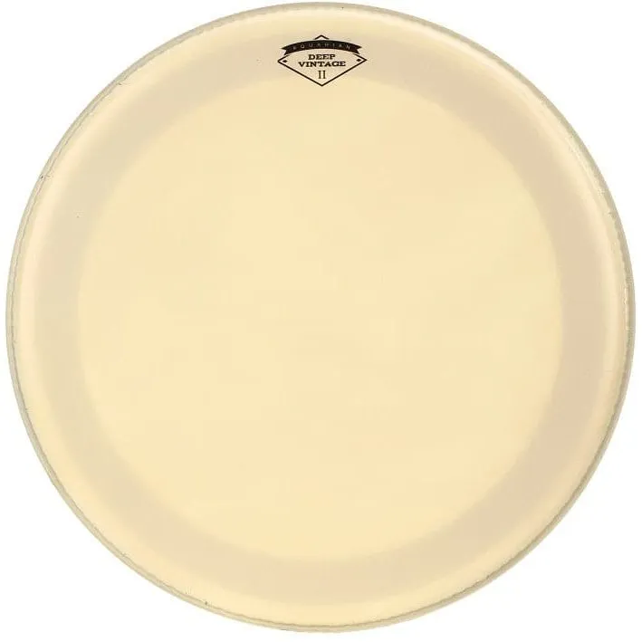 Aquarian Deep Vintage II Super Kick Bass Drum Head 20"