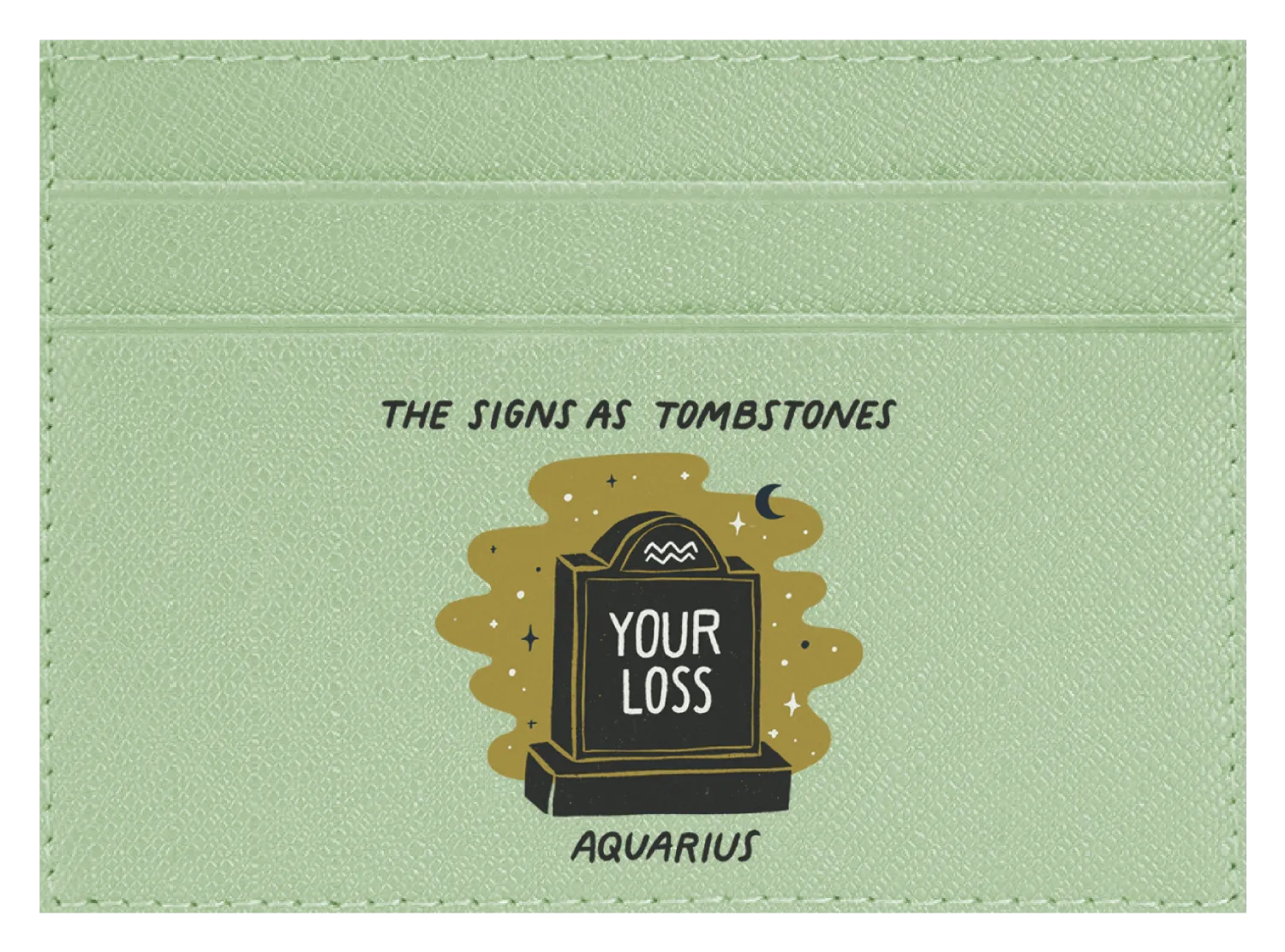 Aquarius as a Tombstone