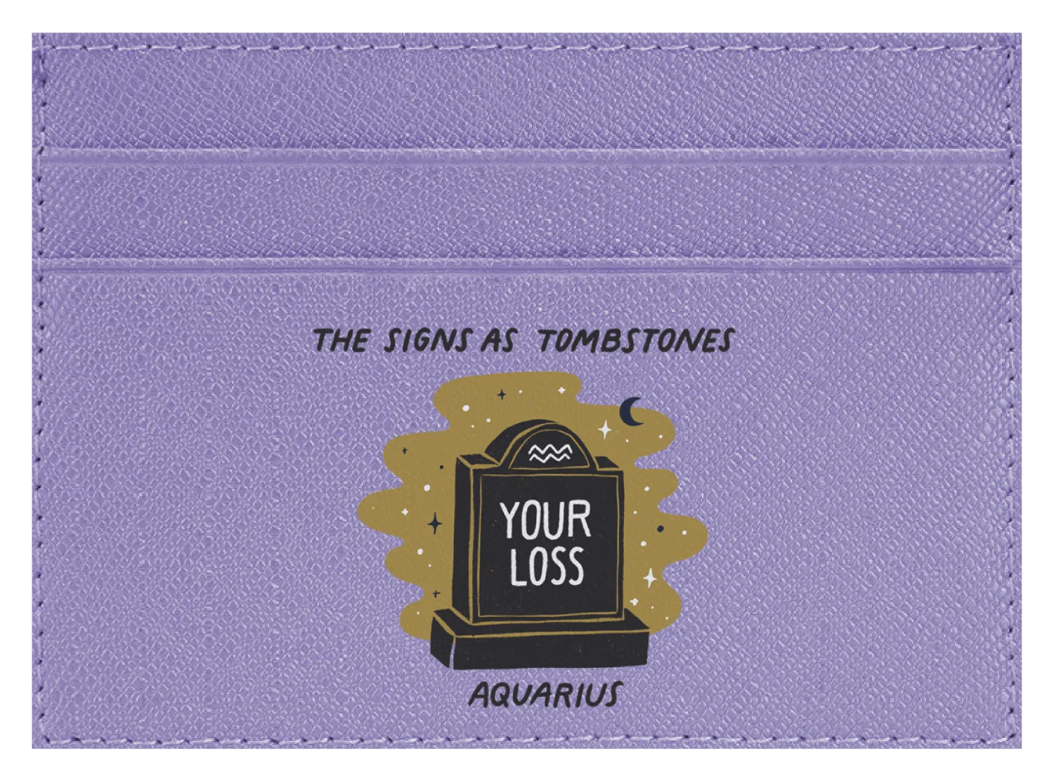 Aquarius as a Tombstone