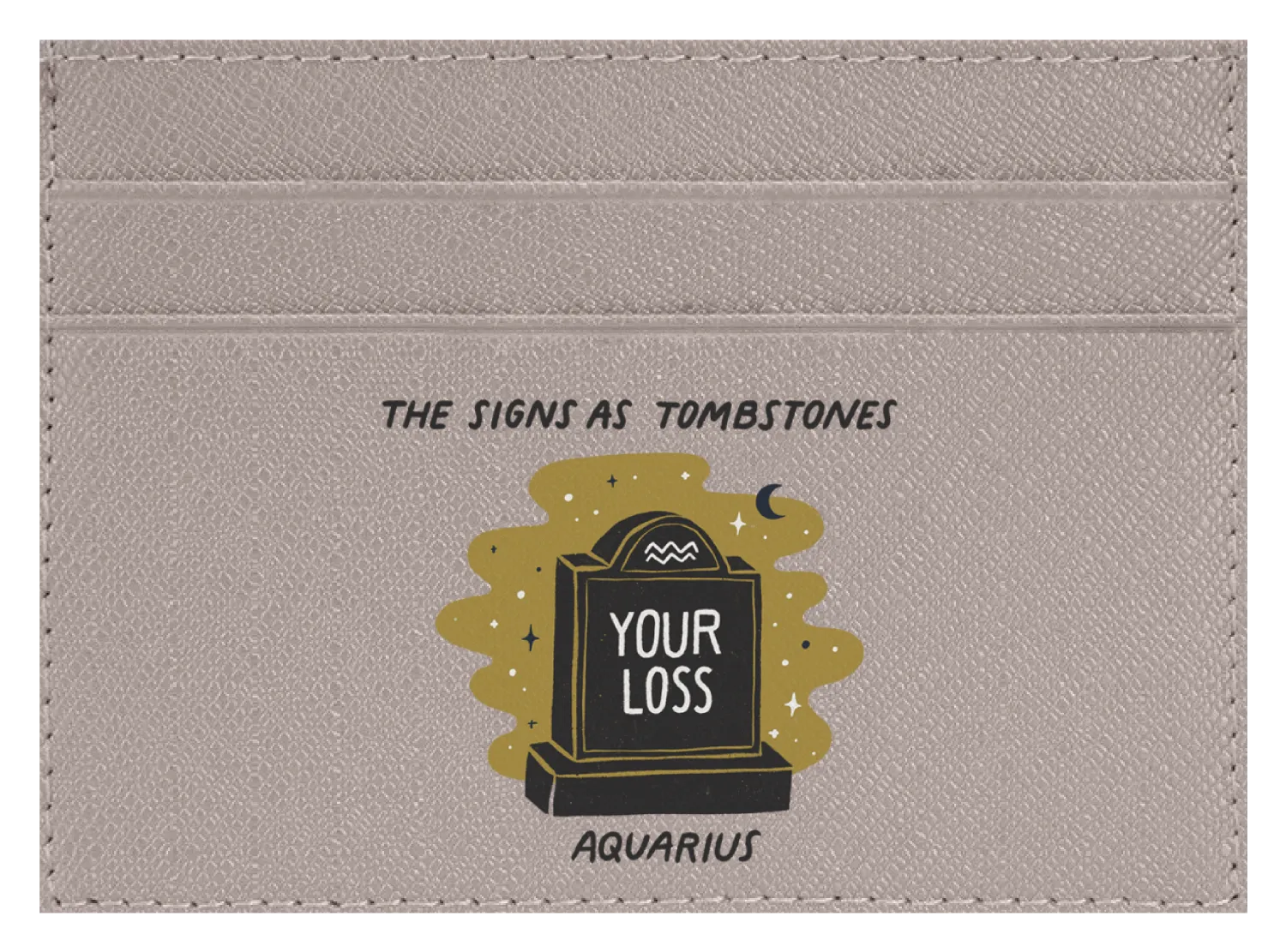 Aquarius as a Tombstone