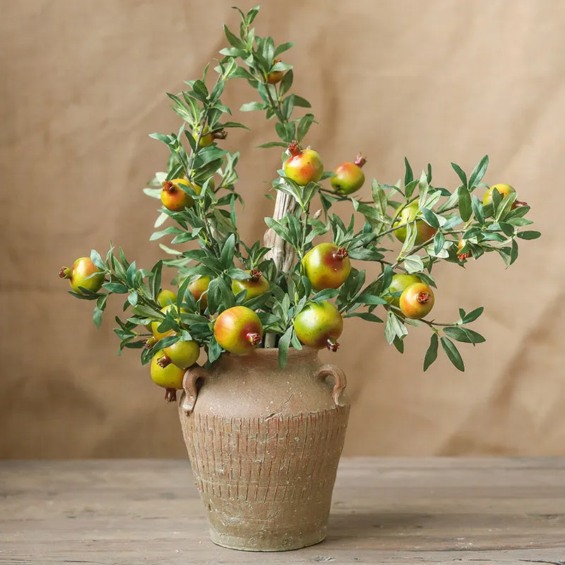 Artificial Pomegranate Fruit Plant