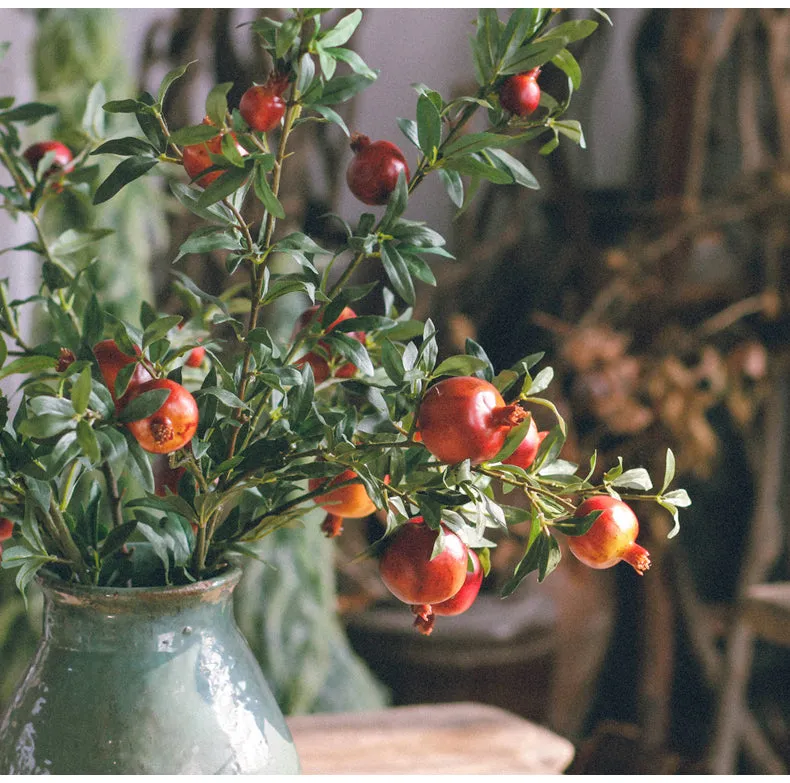 Artificial Pomegranate Fruit Plant