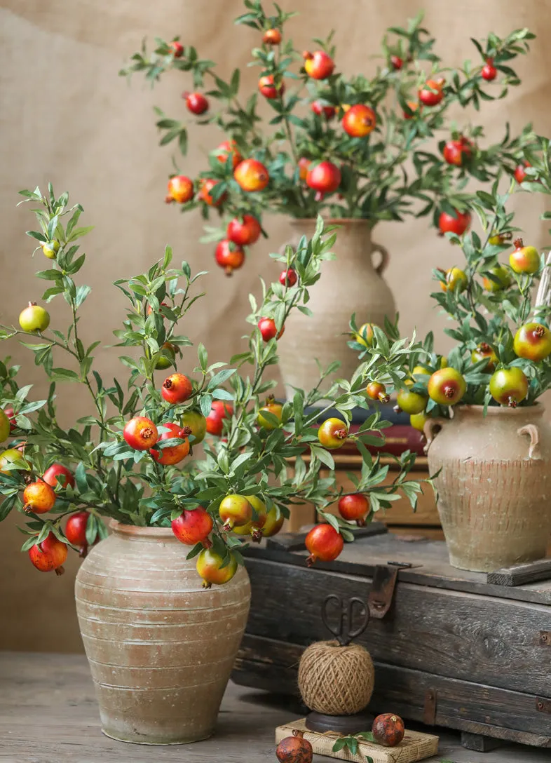 Artificial Pomegranate Fruit Plant