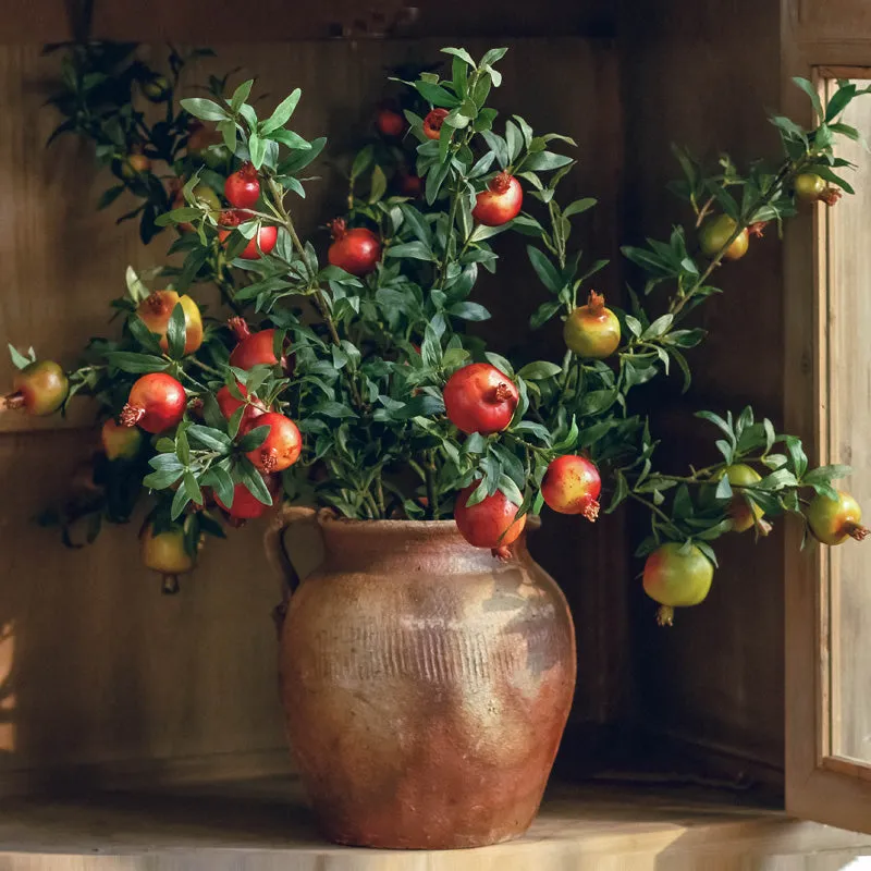 Artificial Pomegranate Fruit Plant