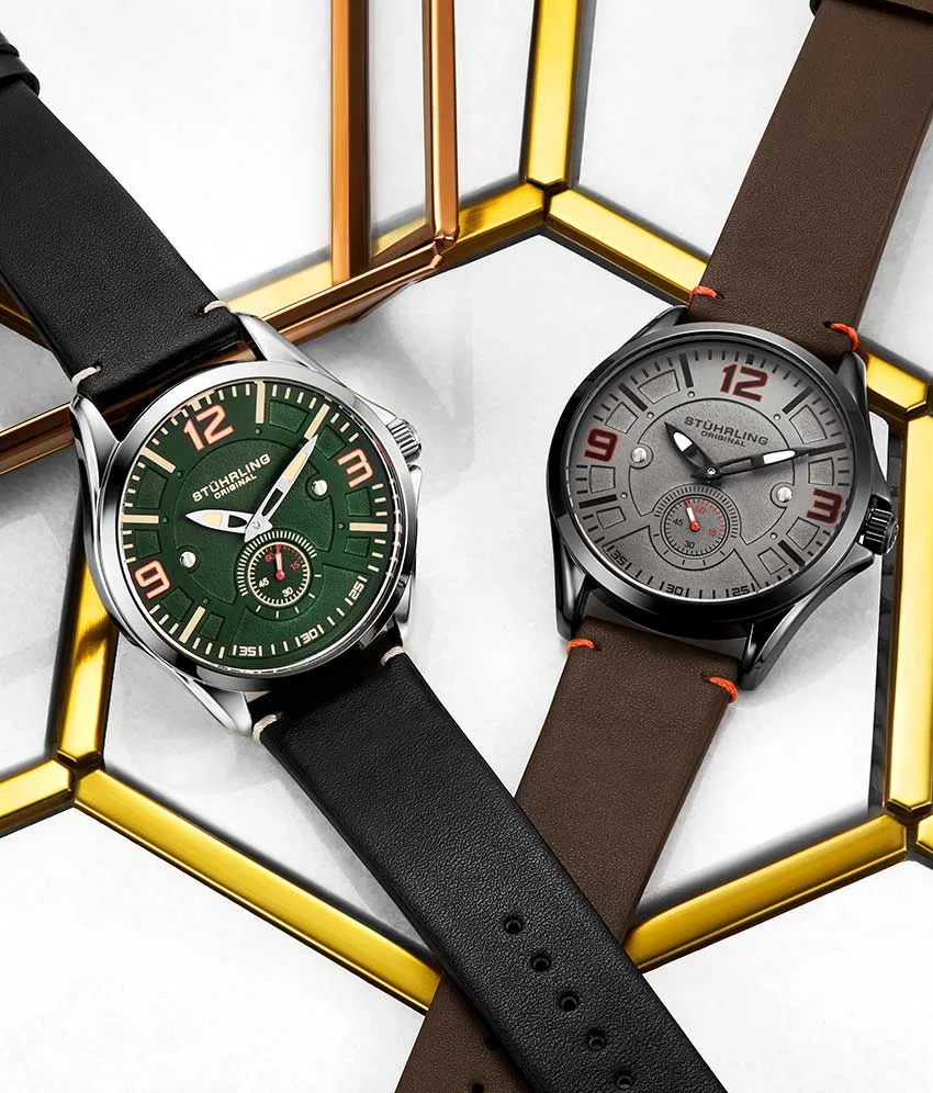 Aviator 3934 Quartz 43mm