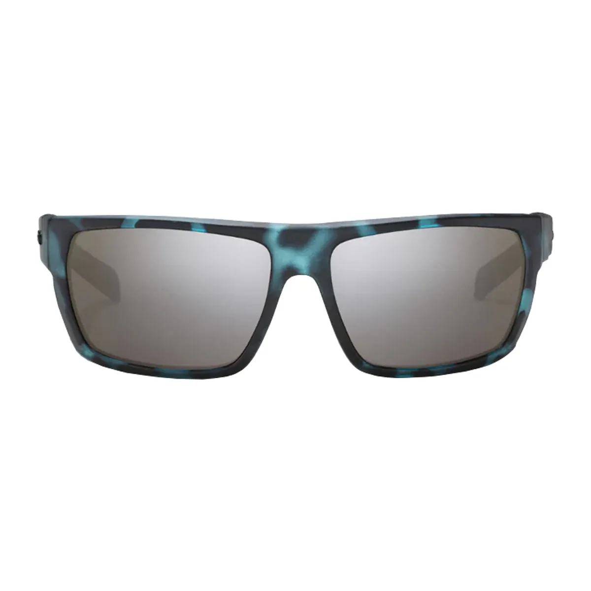 Bajio Palometa Blue Tortoise Matte Silver Mirror Glass