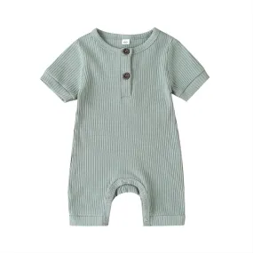 Basic Short Sleeved Playsuit