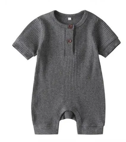 Basic Short Sleeved Playsuit