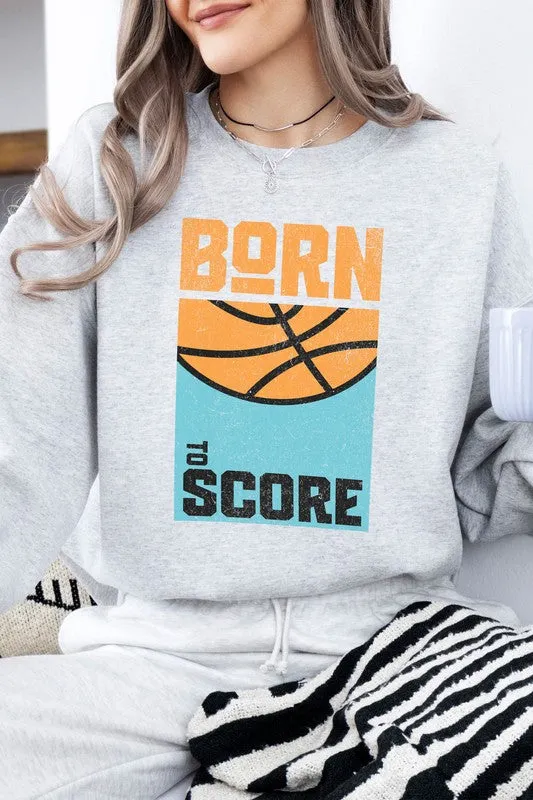 Basketball Crewneck Fleece Sweatshirt