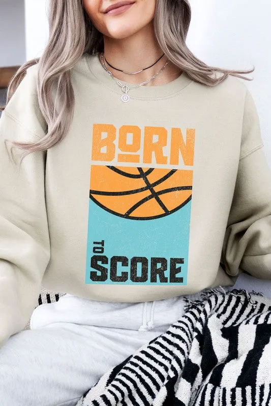 Basketball Crewneck Fleece Sweatshirt
