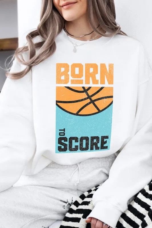 Basketball Crewneck Fleece Sweatshirt