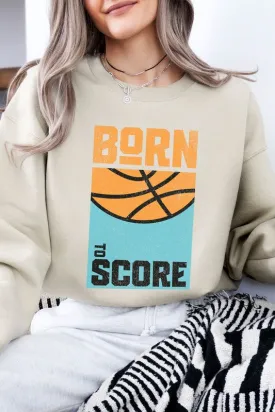 Basketball Crewneck Fleece Sweatshirt