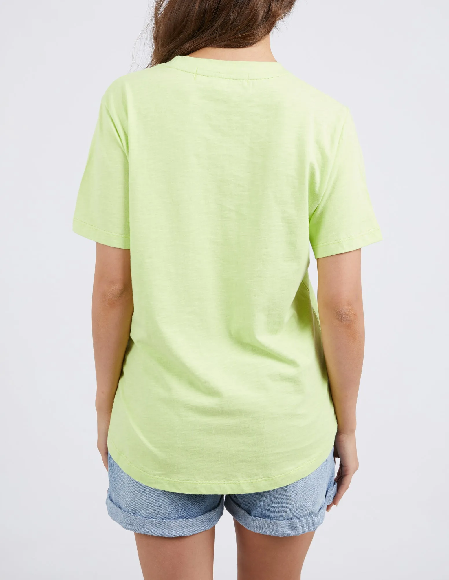 Belle Fleurs Tee Keylime