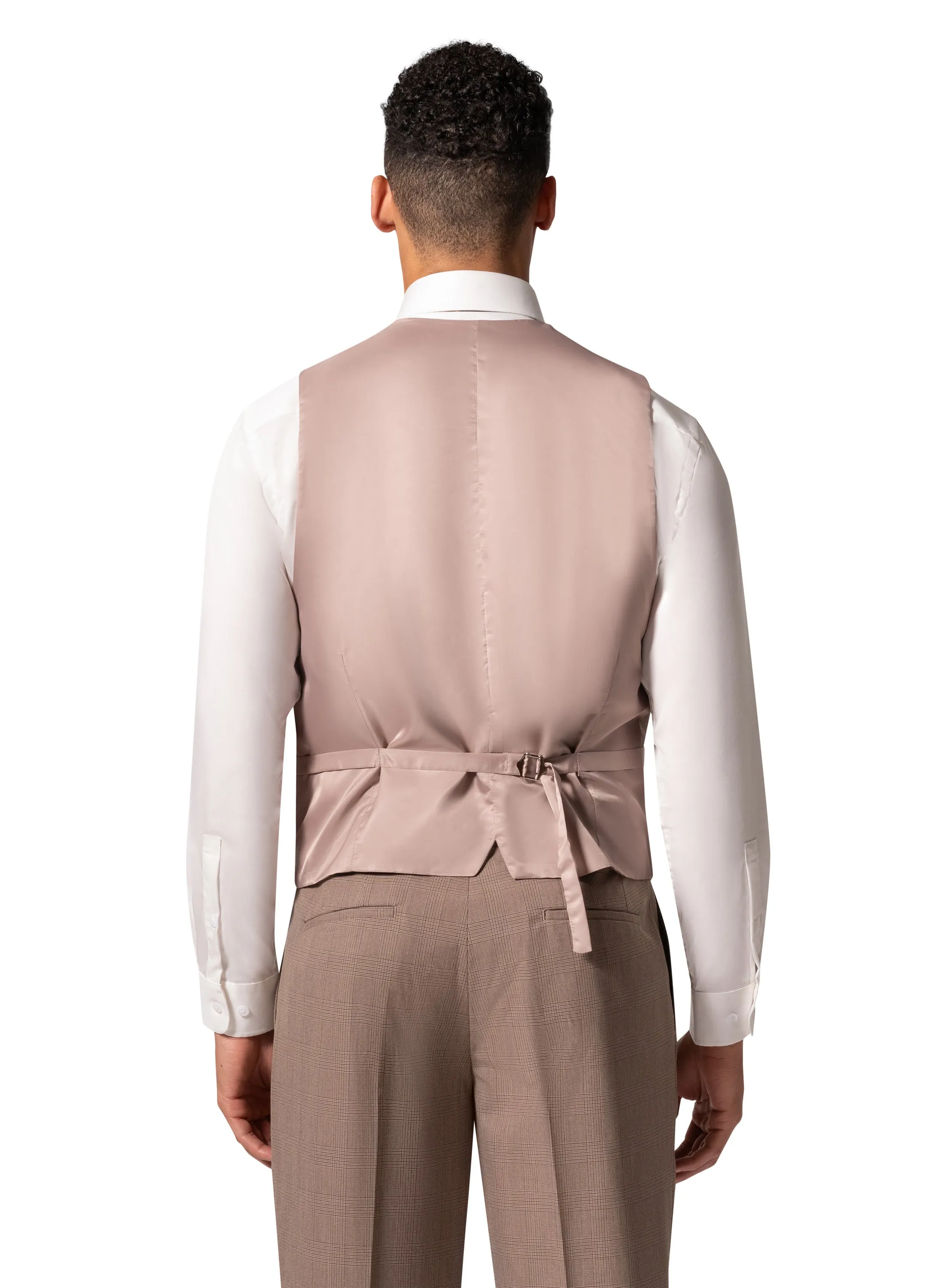 Berragamo BP04KE-07 3PC Notch Modern Suit - Tan