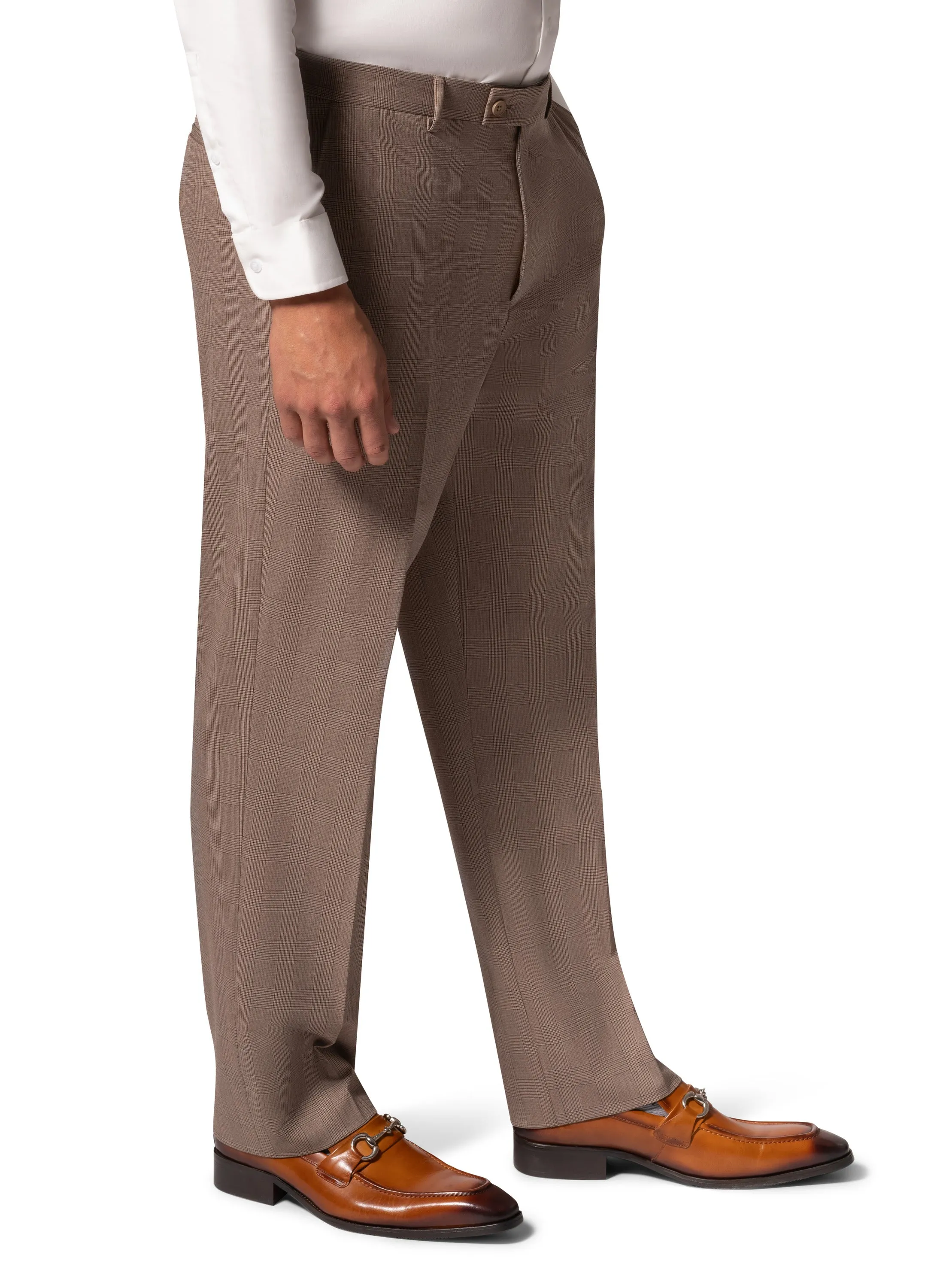 Berragamo BP04KE-07 3PC Notch Modern Suit - Tan
