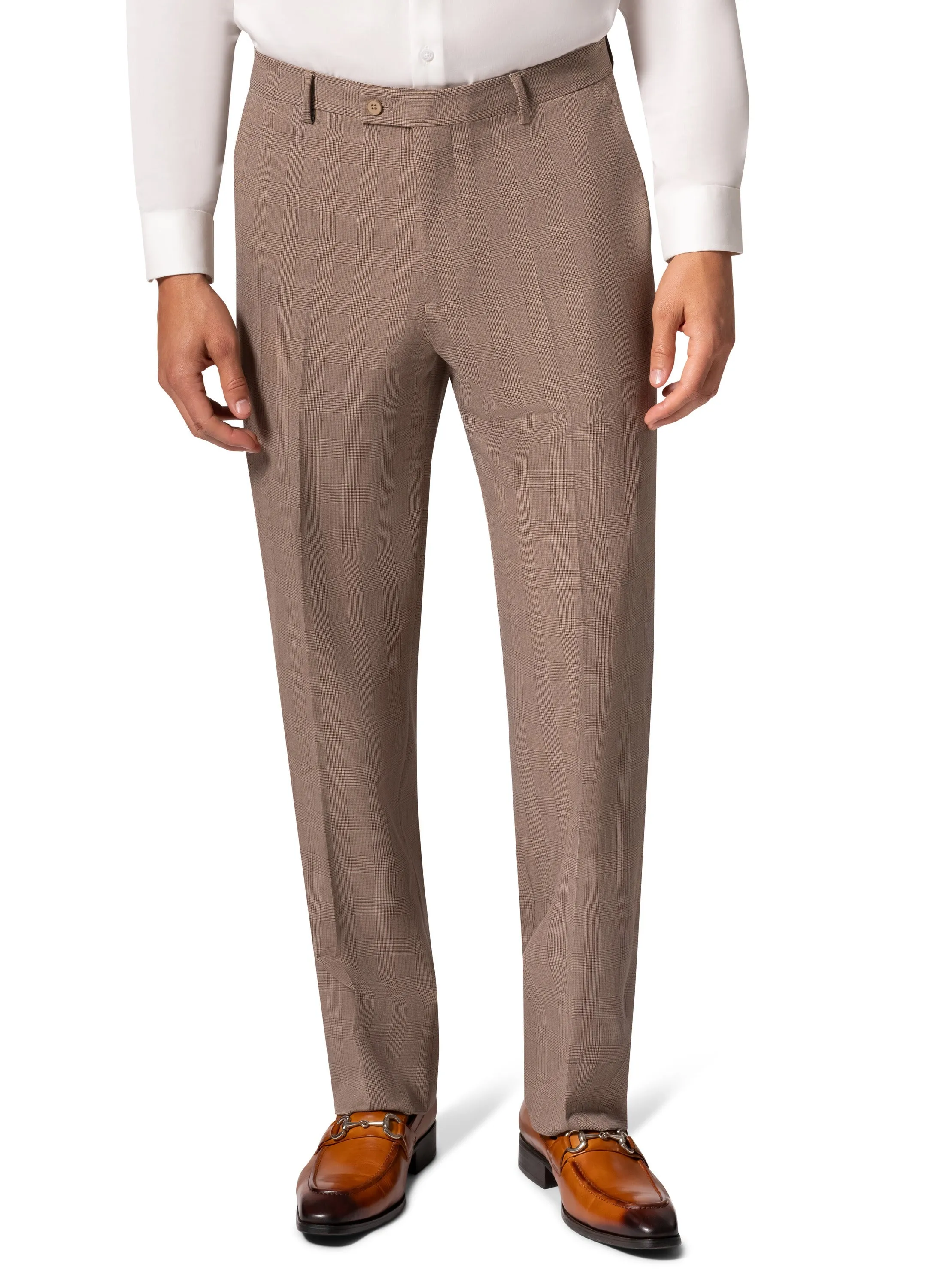 Berragamo BP04KE-07 3PC Notch Modern Suit - Tan