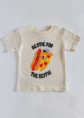 Bestie For The Restie Toddler Tee - Natural