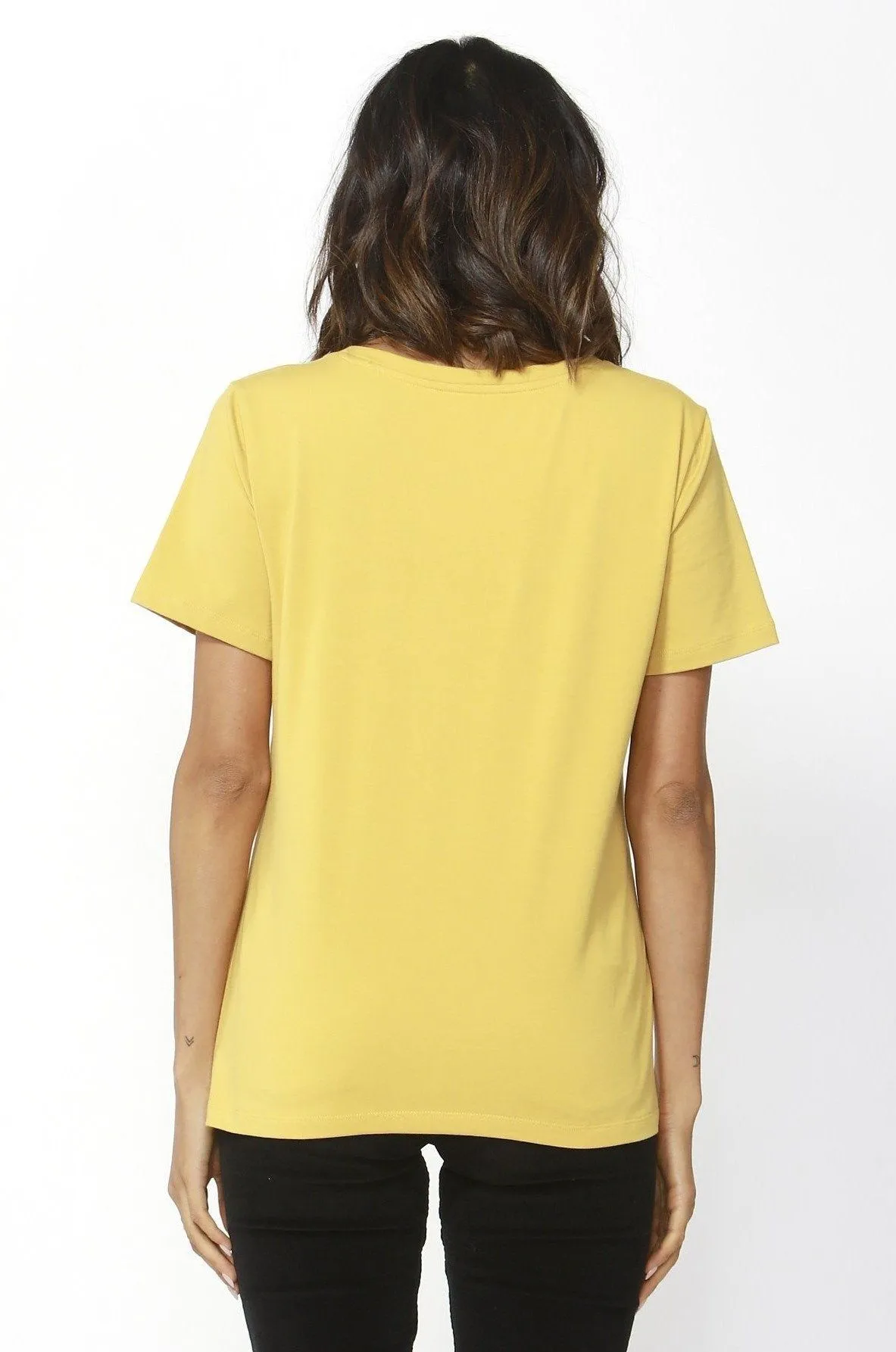 Betty Basics Cara Tee in Mustard